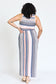 Dress-Plus Vintage Stripe Maxi Dress