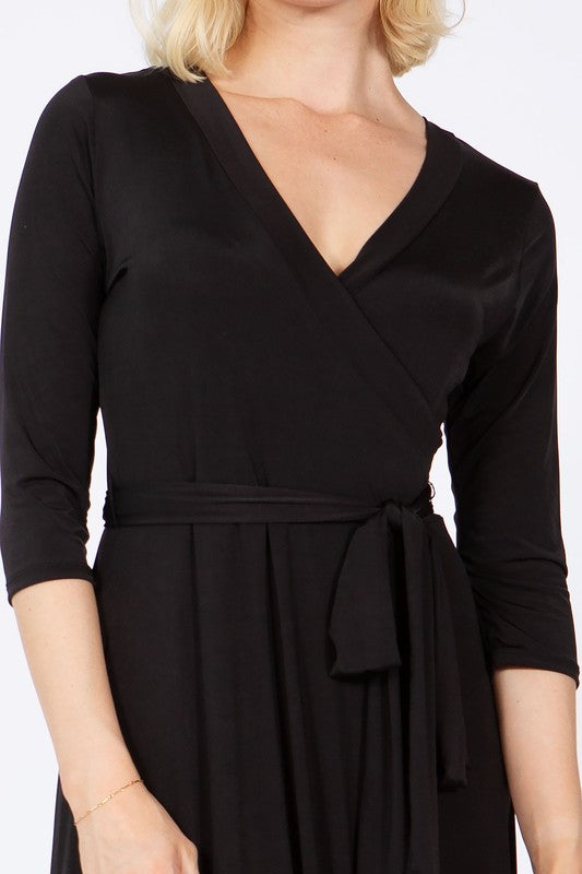 Dress - GRETA wrap dress, plus